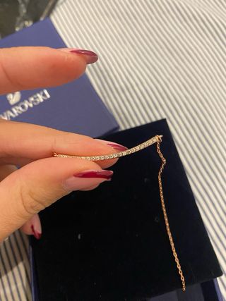 Colgante Swarovski oro con caja y autenticidad