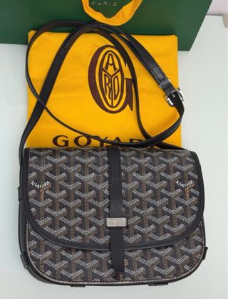 Borsello Goyard Pelle Nero/Marrone
