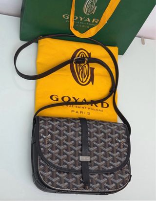 Borsello Goyard Pelle Nero/Marrone