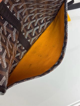 Borsello Goyard Pelle Nero/Marrone