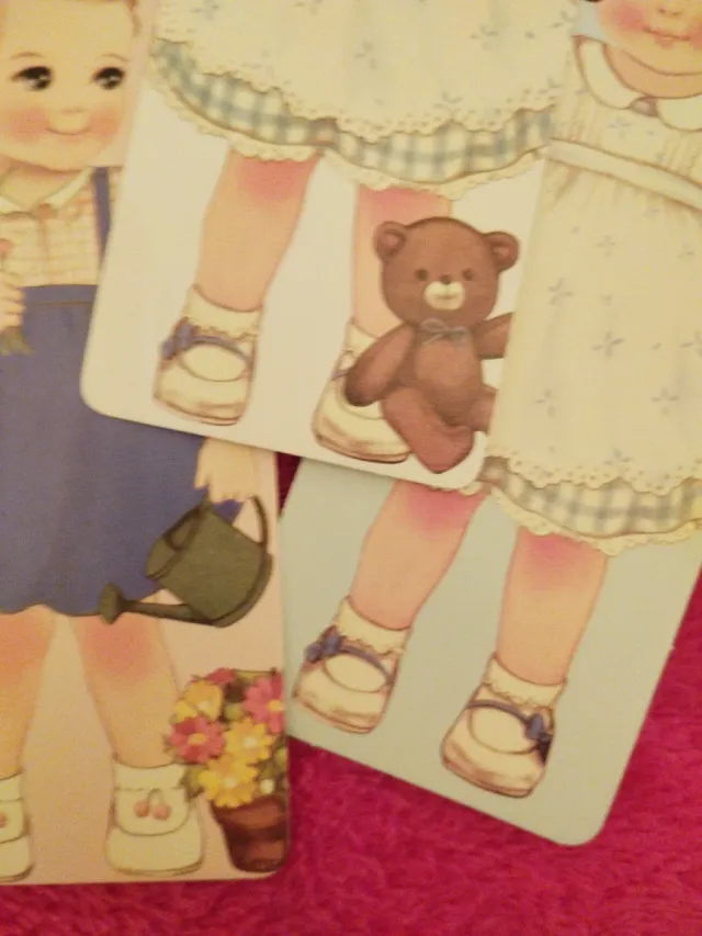 5 segnalibri Paper Doll2