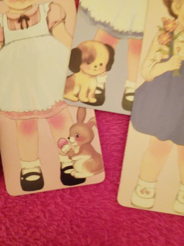 5 segnalibri Paper Doll2