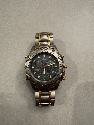 Reloj Lotus Cronógrafo Titanium Dorado Gris