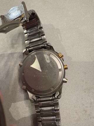 Reloj Lotus Cronógrafo Titanium Dorado Gris