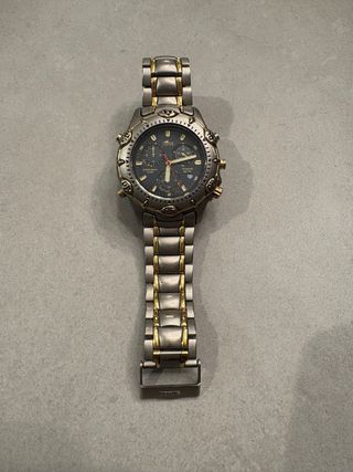 Reloj Lotus Cronógrafo Titanium Dorado Gris