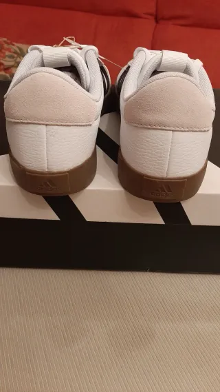 Adidas VL Court 3.0 Zapatillas Blancas Beige