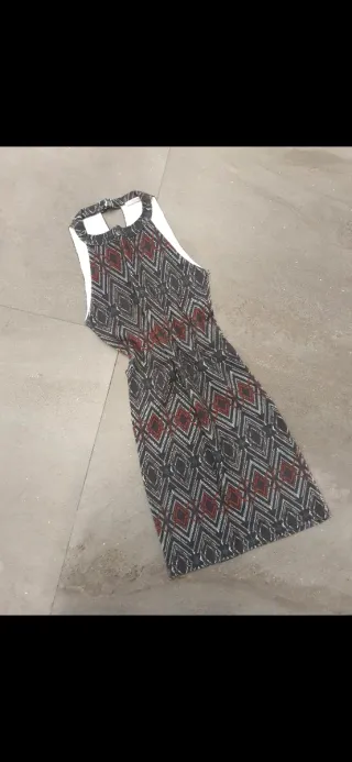 Vestido estampado rombos Pull&Bear