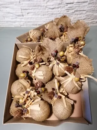 Pendenti Natalizi in Juta