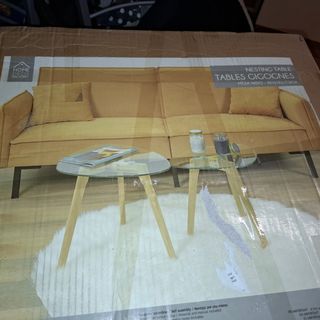 Tavoli Nido Home Deco Factory in Cristallo e Legno