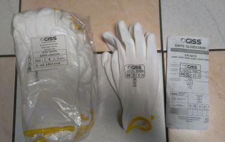 12 paia guanti manipolazione GISS bianchi