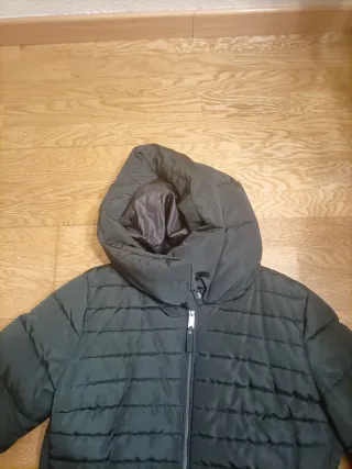 Abrigo Plumas Mujer Verde