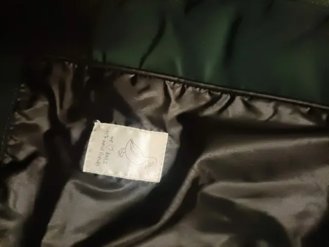 Abrigo Plumas Mujer Verde