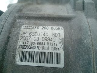 COMPRESOR AIRE ACONDICIONADO AUDI A4 BERLINA (8E)