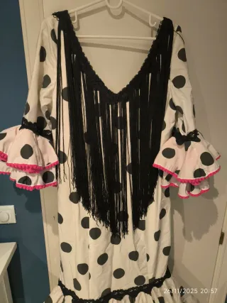 Vestido Flamenco Lunares Talla Única