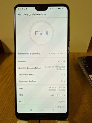 Huawei P20 Pro Grigio Metallo