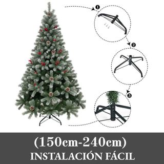 Árbol de Navidad Nevado 210cm