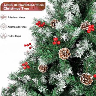 Árbol de Navidad Nevado 210cm