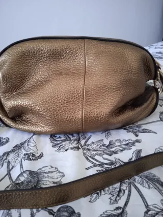 Bolso Piel Bimba y Lola Verde kaki, Dorado