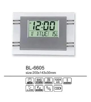 Reloj Digital BL-6605 Números Grandes pared cocina