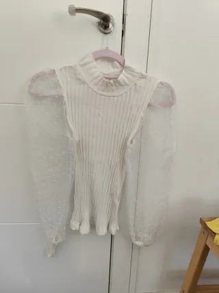 Camiseta de manga abullonada