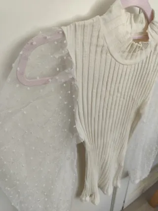 Camiseta de manga abullonada