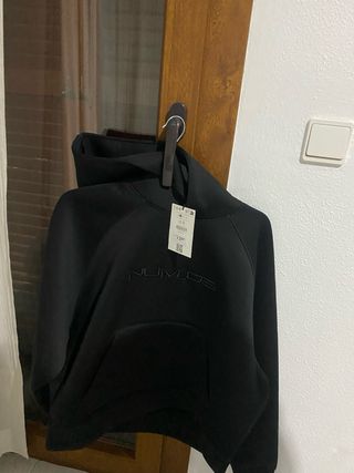 Sudadera Bershka Negra Talla XL