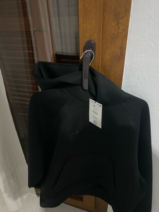 Sudadera Bershka Negra Talla XL