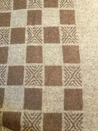 Sciarpa uomo beige e marrone