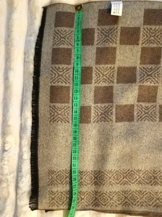 Sciarpa uomo beige e marrone