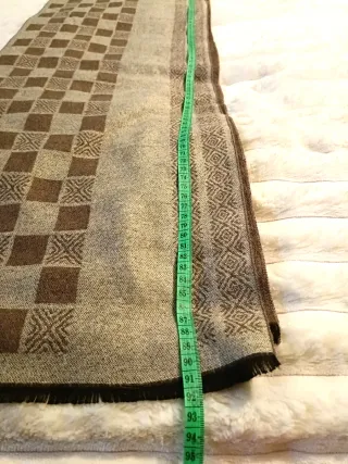 Sciarpa uomo beige e marrone