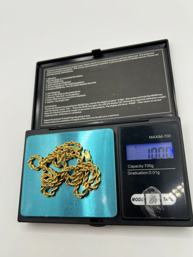 Cadena Salomónica Oro 18k 10 gr.
