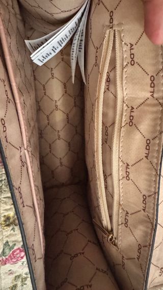 Bolso ALDO Beige y Rosa