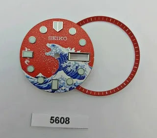 SEIKO GODZILLA KANAGAWA WAVE 7S26 0020 SKX007 DIAL