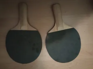 Par de raquetas de ping pong