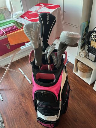 Set Palos Golf Dama WILSON y Bolsa Callaway