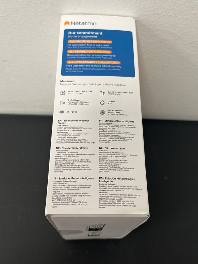 Stazione Meteorologica Intelligente Netatmo