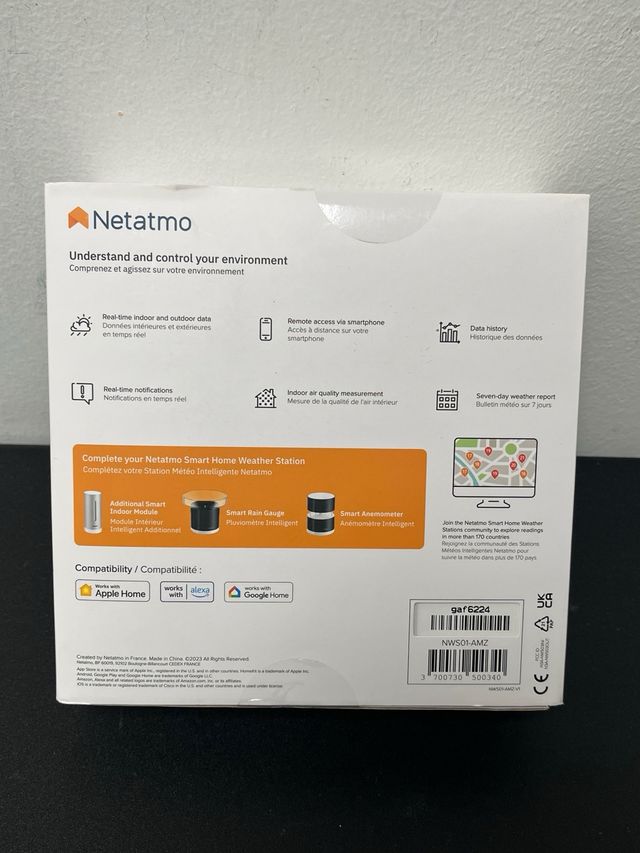 Stazione Meteorologica Intelligente Netatmo