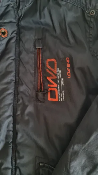 Giubbotto C&A blu e arancione