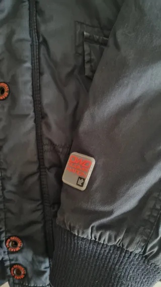 Giubbotto C&A blu e arancione