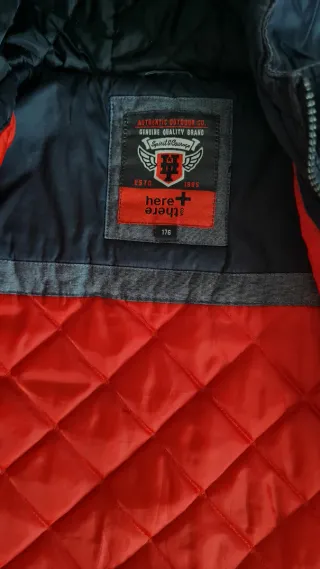 Giubbotto C&A blu e arancione