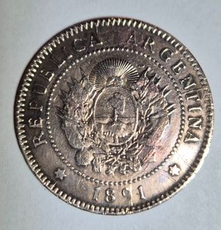 Argentina 1 Centavo 1891 Bronzo SPL