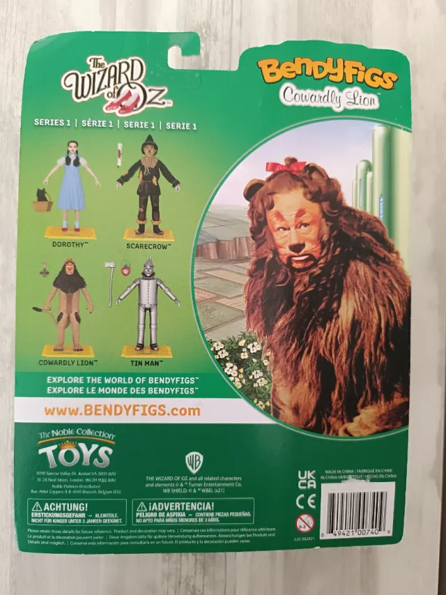 Figura León Cobarde Mago de Oz Bendyfigs