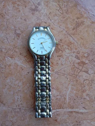 Reloj Q&Q Dorado y Plateado