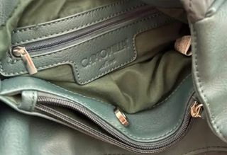 Borsa Camomilla verde oliva trapuntata