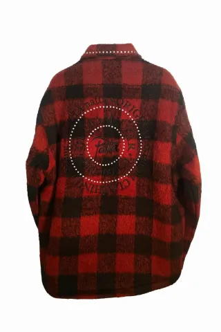 Patta Abrigo Cuadros Talla L