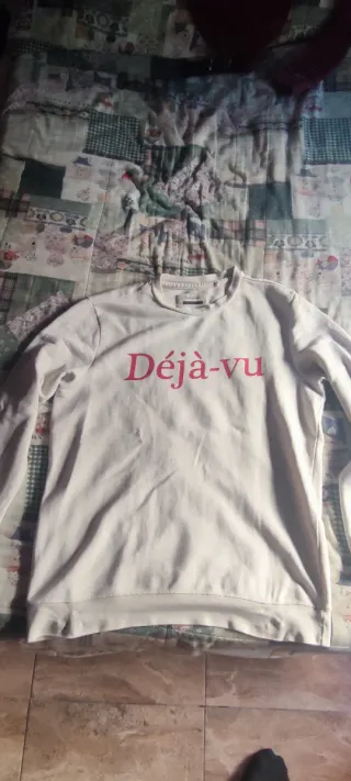 Sudadera blanca Déjà-vu