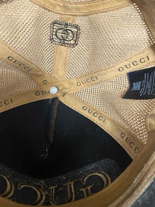 Cappello Gucci Logo GG Marrone