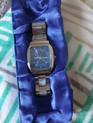 Reloj Pisano Azul y Plateado