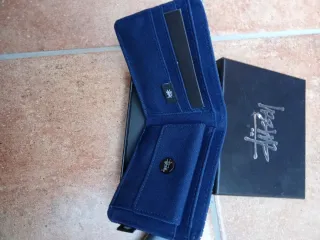 Cartera Stussy Cuadros Azul Marino