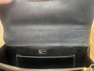 Bolso Piel Serpiente Vintage Negro